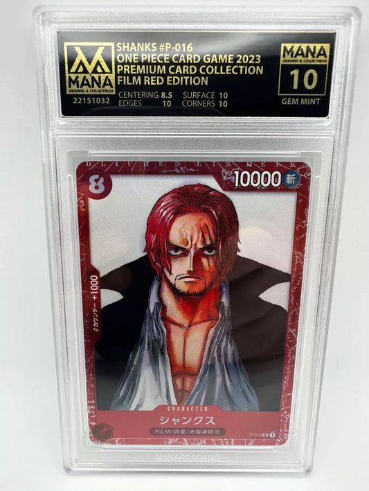 PSA 10 SHANKS #P-016 FILM RED COLLECTION