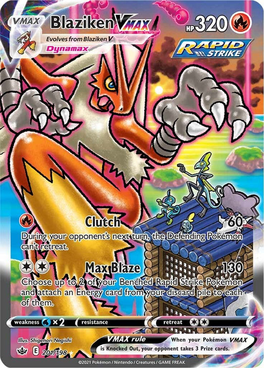 Blaziken VMAX (Alternate Art Secret) - SWSH06: Chilling Reign (SWSH06)