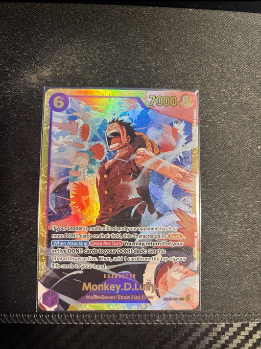 Monkey D. Luffy SEC EB02-061 Anime 25th Collection One Piece English  NM