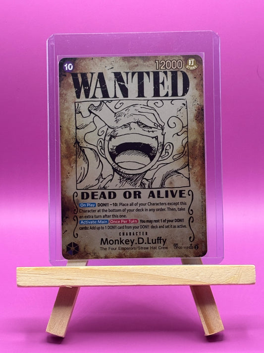Monkey.D.Luffy (Wanted Poster) - Emperors in the New World (OP09)