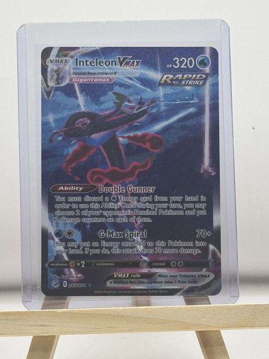 Inteleon VMAX (Alternate Art Secret) 266/264 Swsh08: Fusion Strike Holo