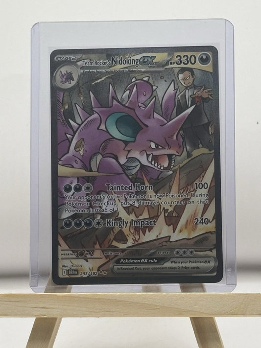 Pokemon Team Rockets Nidoking EX Special Illustration English, 233/182